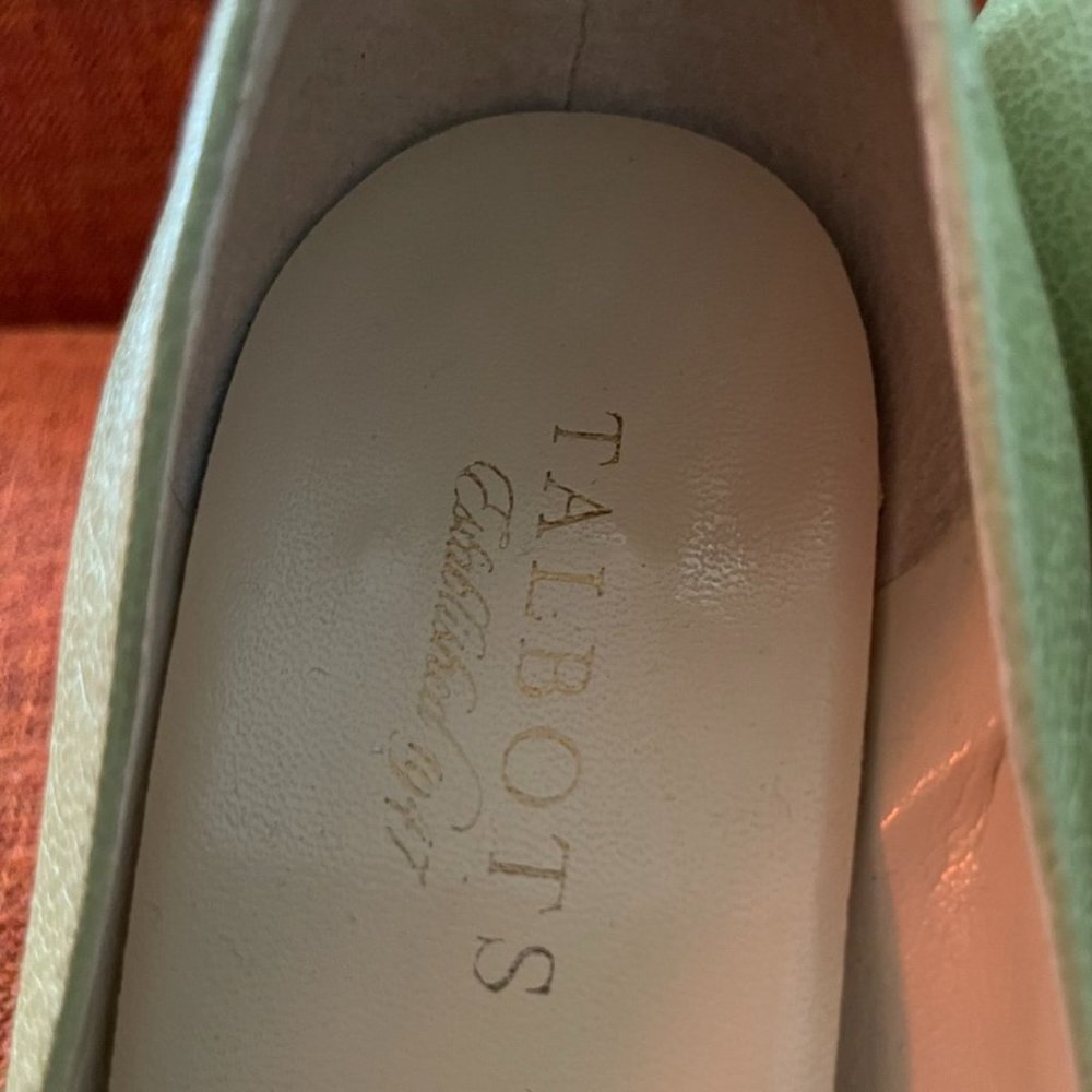 Talbots Cactus Green Pointy Heels - Size 6.5 - Picture 7 of 10